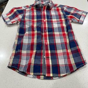 Tommy Hilfiger boys size 8 button up shirt like new